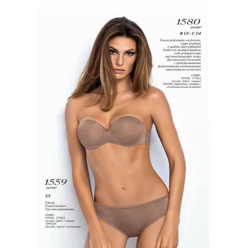 GRADUATED BANDEAU BRA
