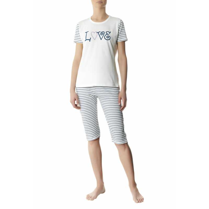 Short capri-pants pyjamas