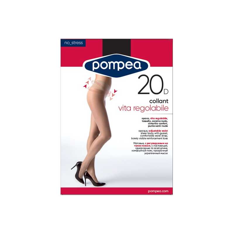 Tights with adjustable waist 20 den